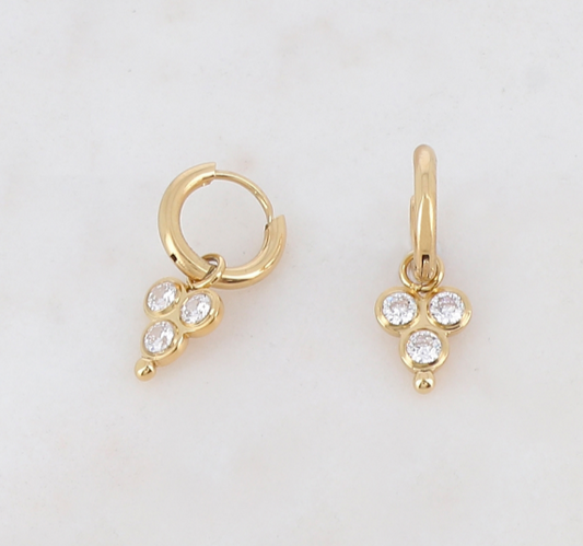 Boucles d'oreille trio