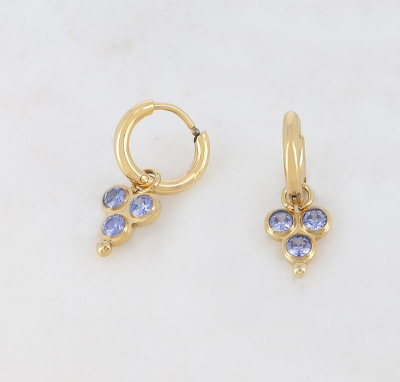 Boucles d'oreille trio