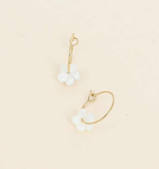 Boucles d'oreilles pétales