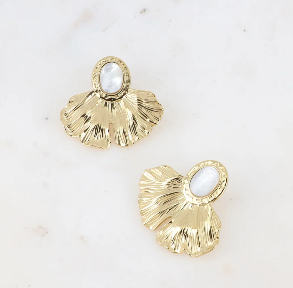 Boucles d'oreilles Ginko