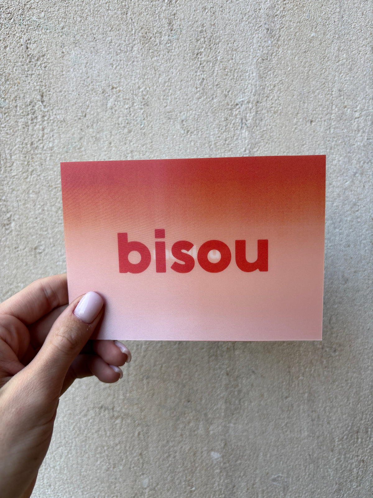 Carte - bisou magique