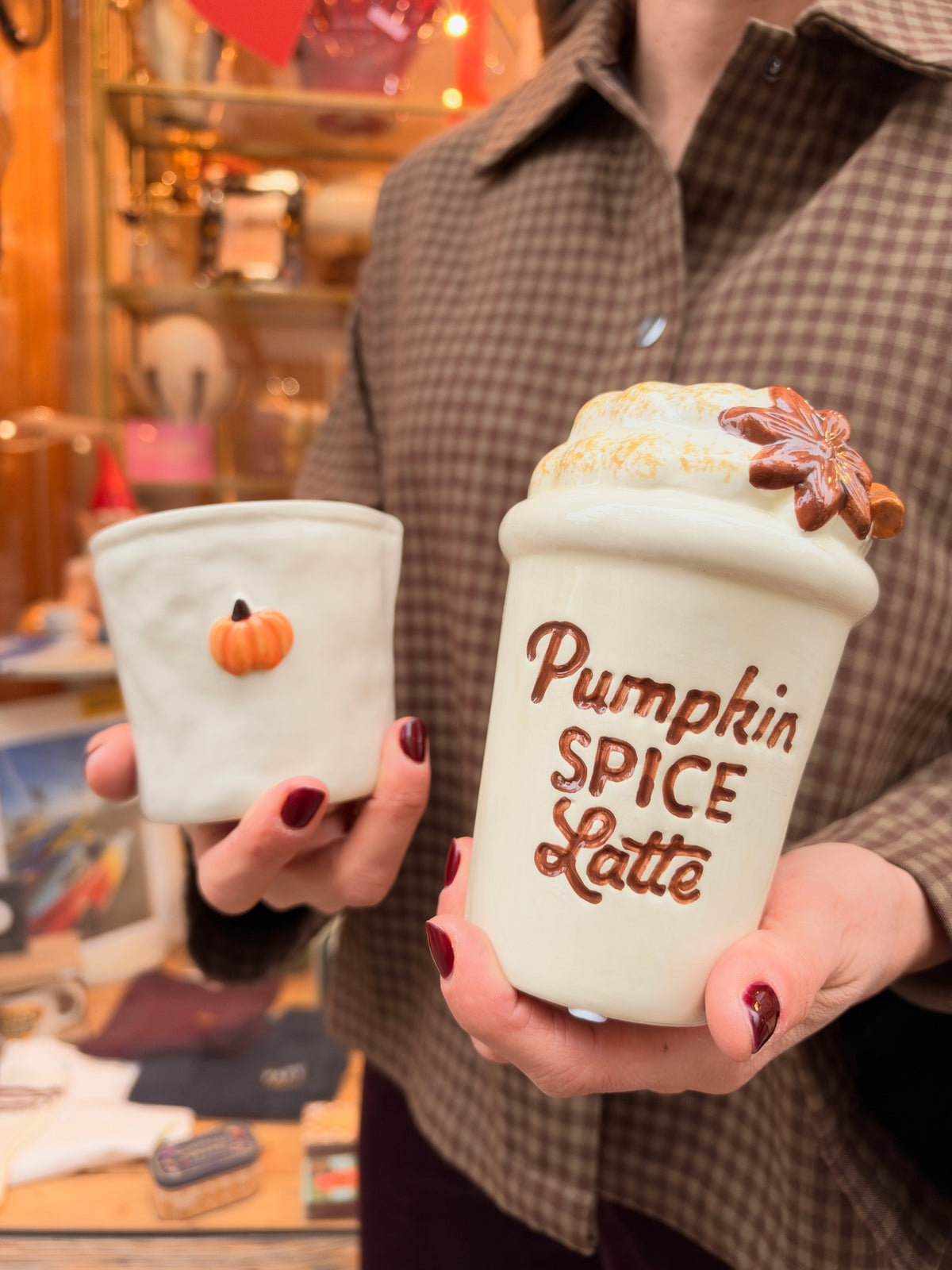 Vase Pumpkin spice latte