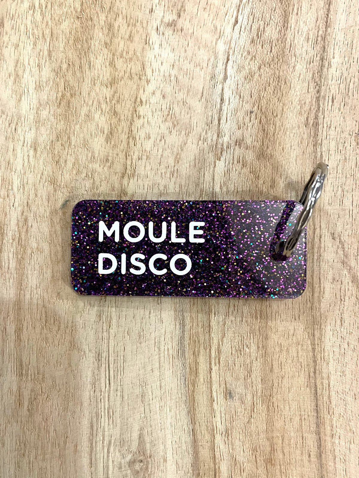 Porte clé pailleté