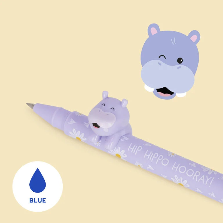 Stylo gel hippopotame