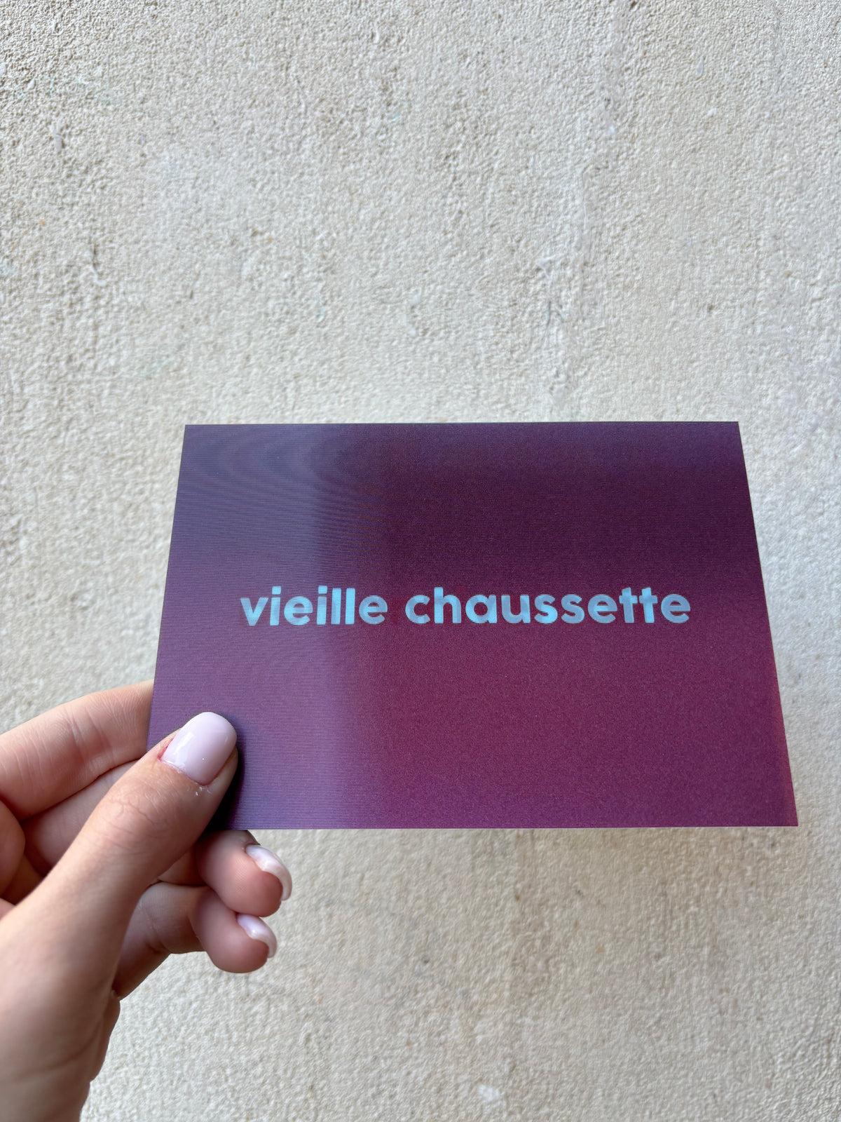 Carte d’anniversaire - veille chaussette