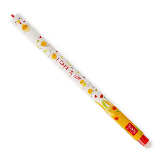 Stylo effaçable poule