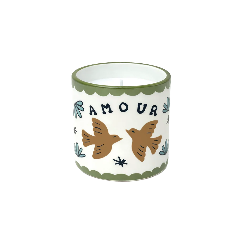 Bougie Oiseau - Ambre