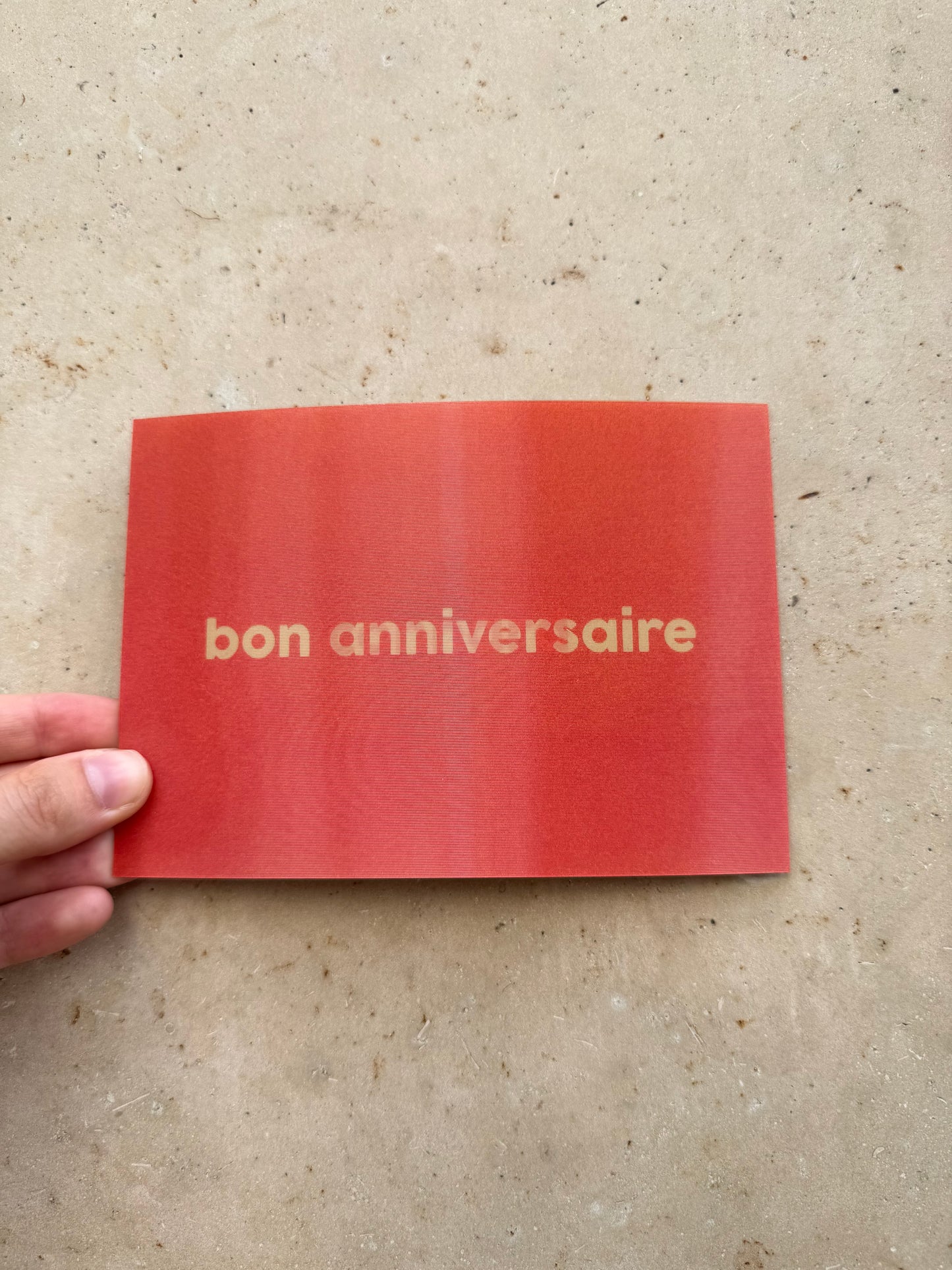 Carte anniversaire connard