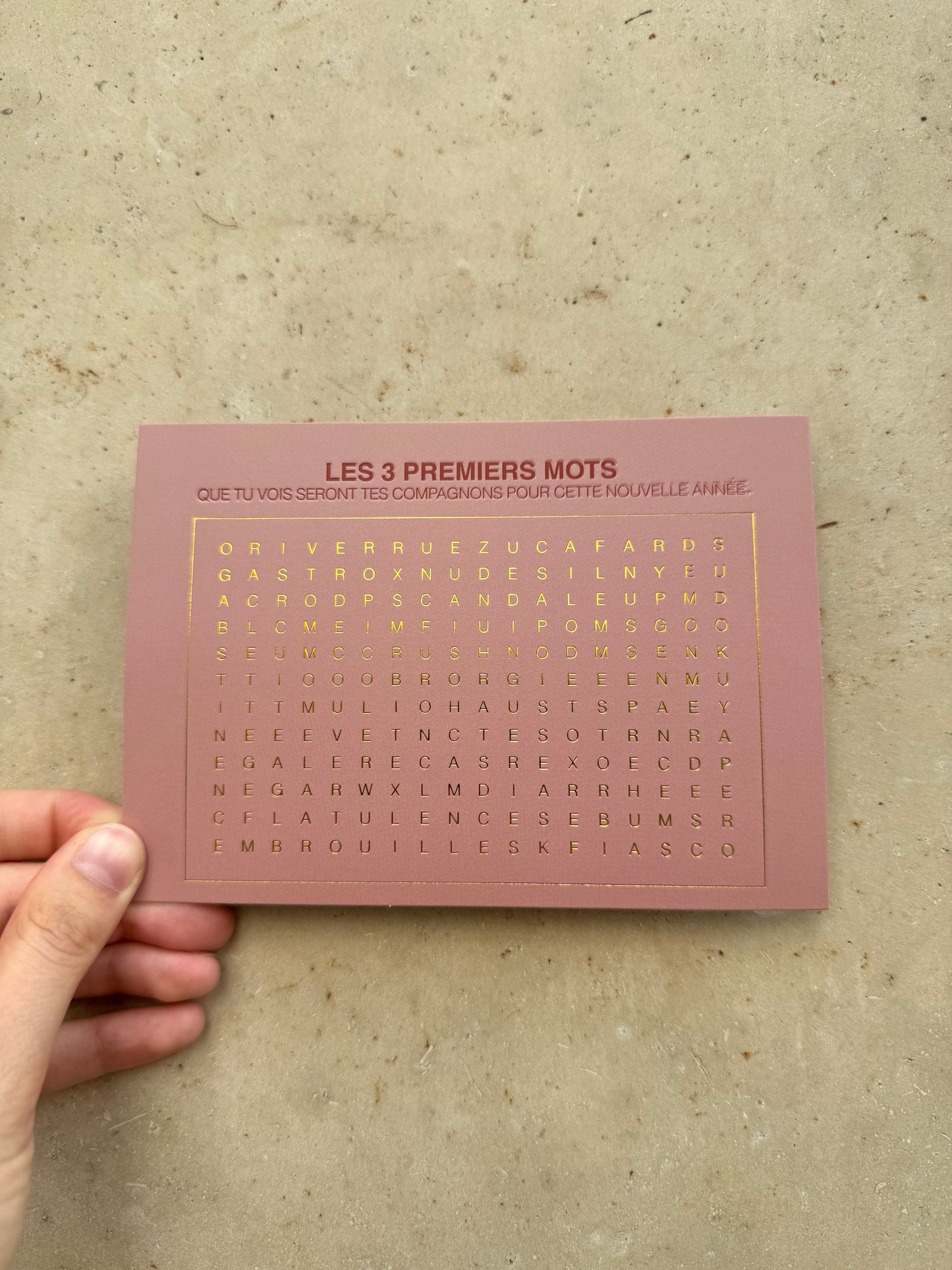 Carte 3 premiers mots