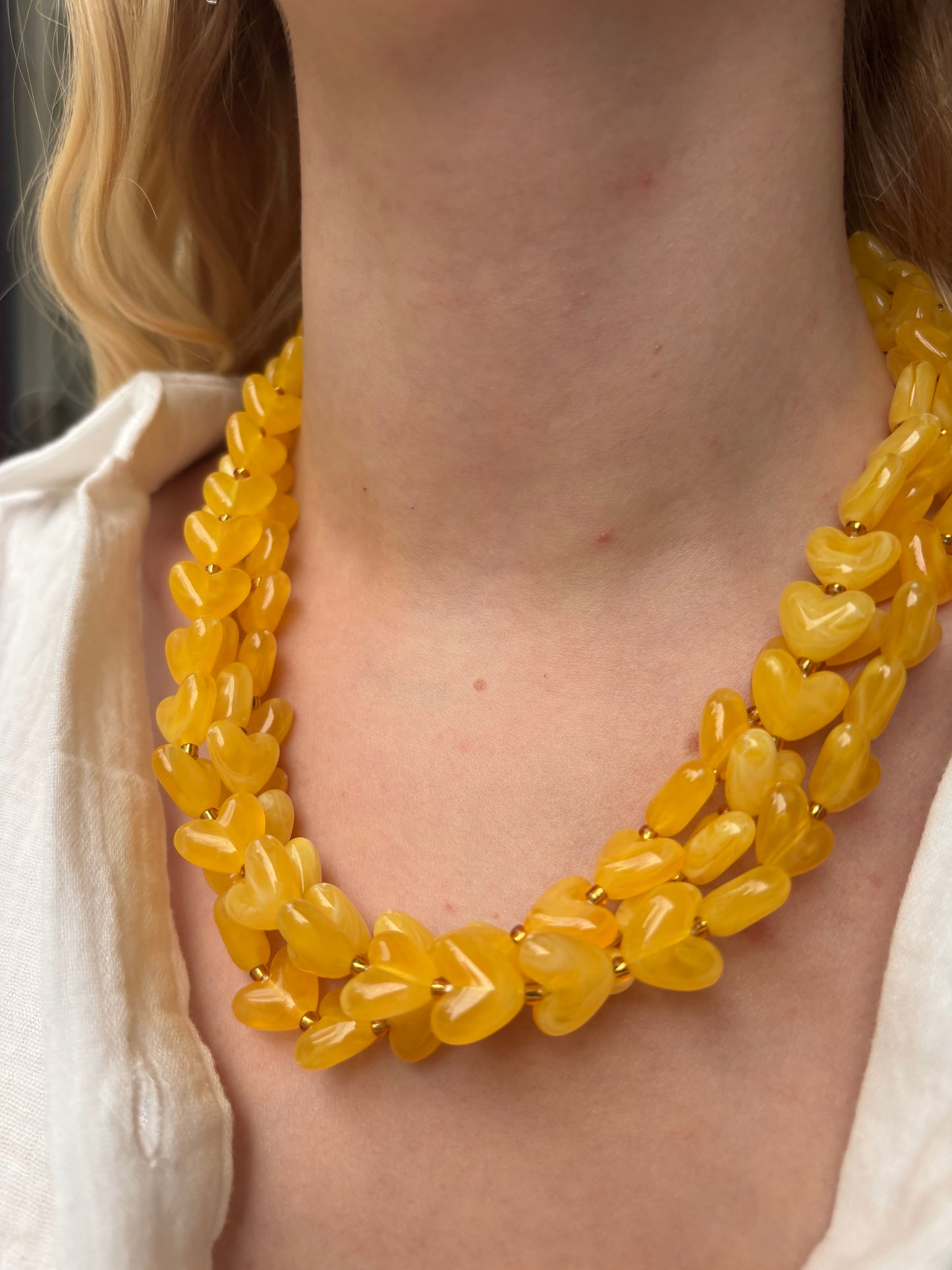Collier cœur épais