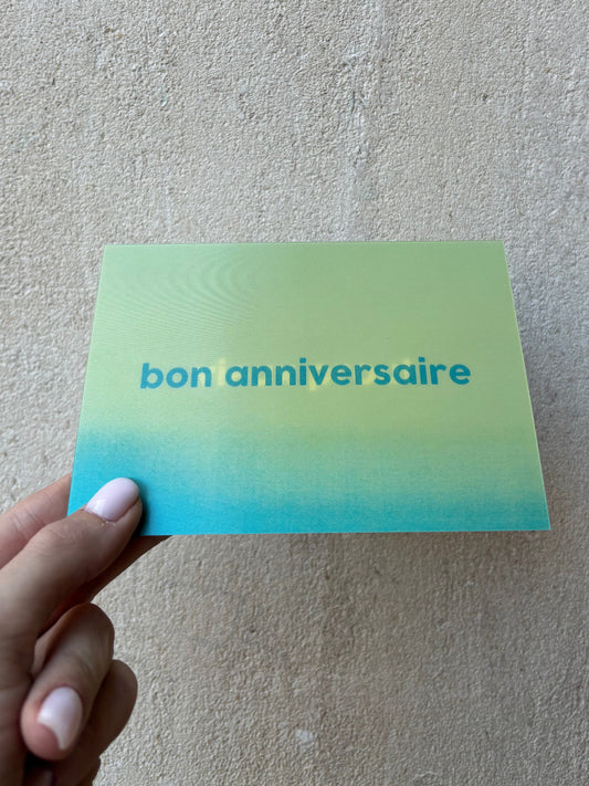 Carte d’anniversaire - vieux prout