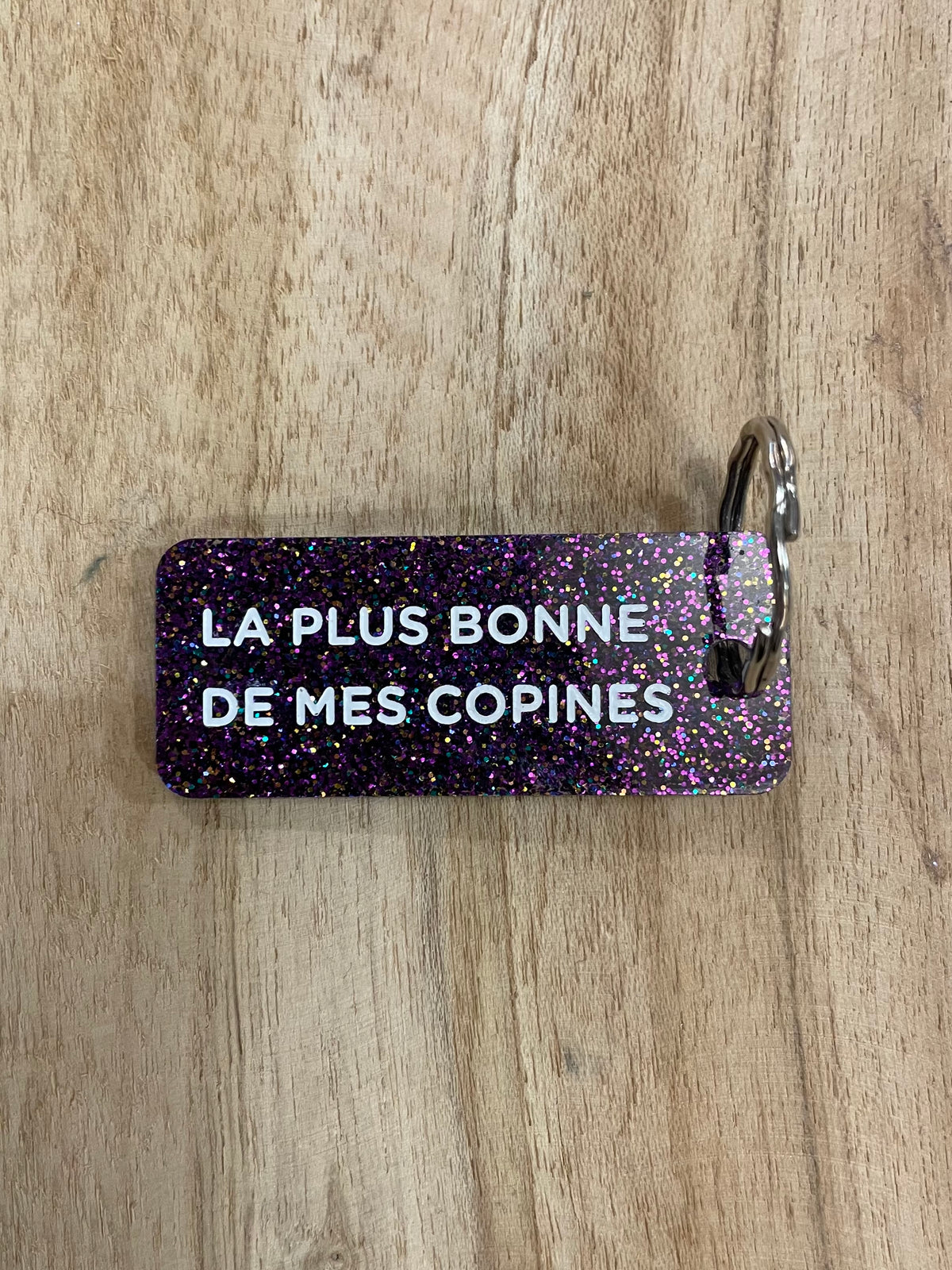 Porte clé pailleté