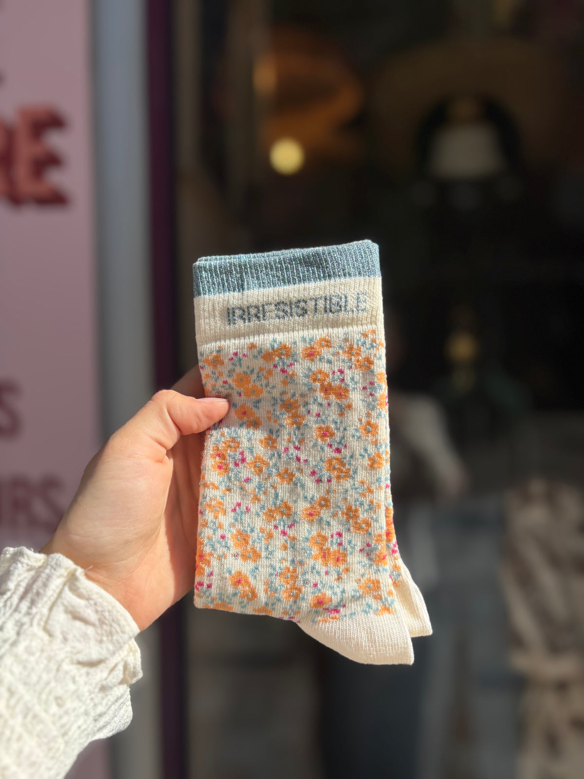 Chaussettes à message