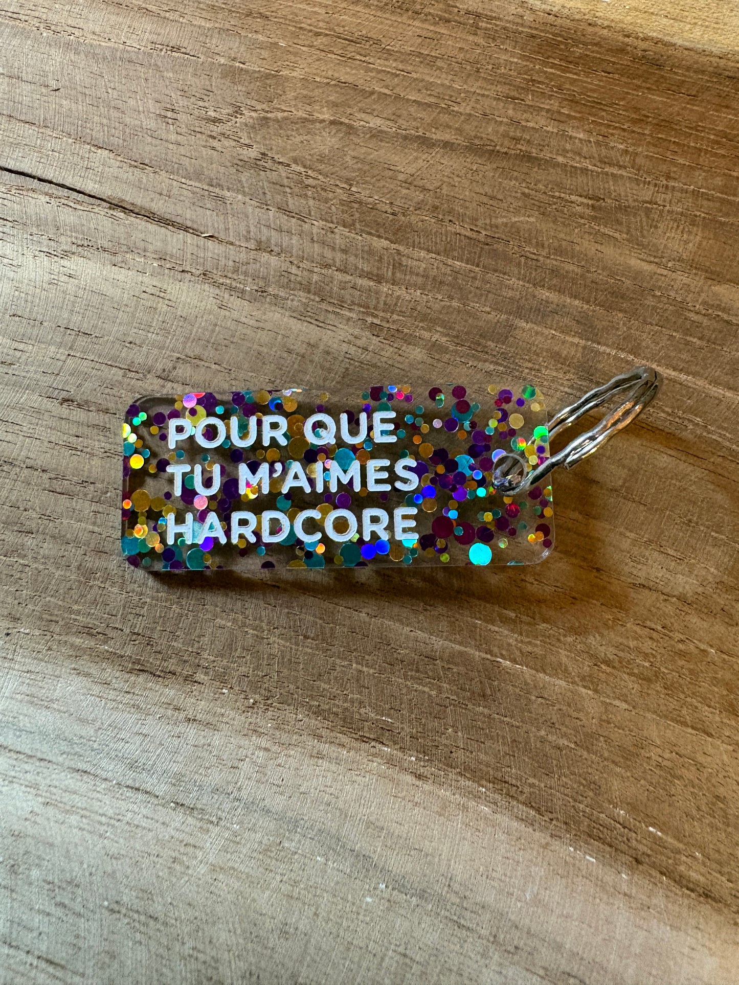 Porte-clé paillettes