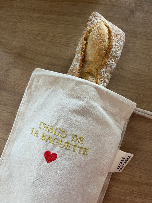 Sac à pain chaud de la baguette