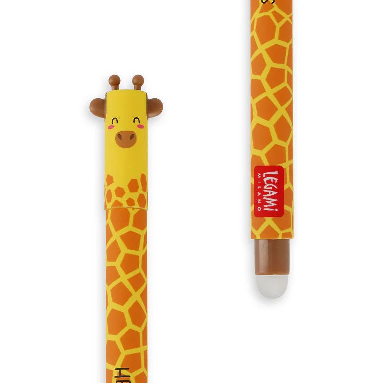 Stylo effaçable girafe