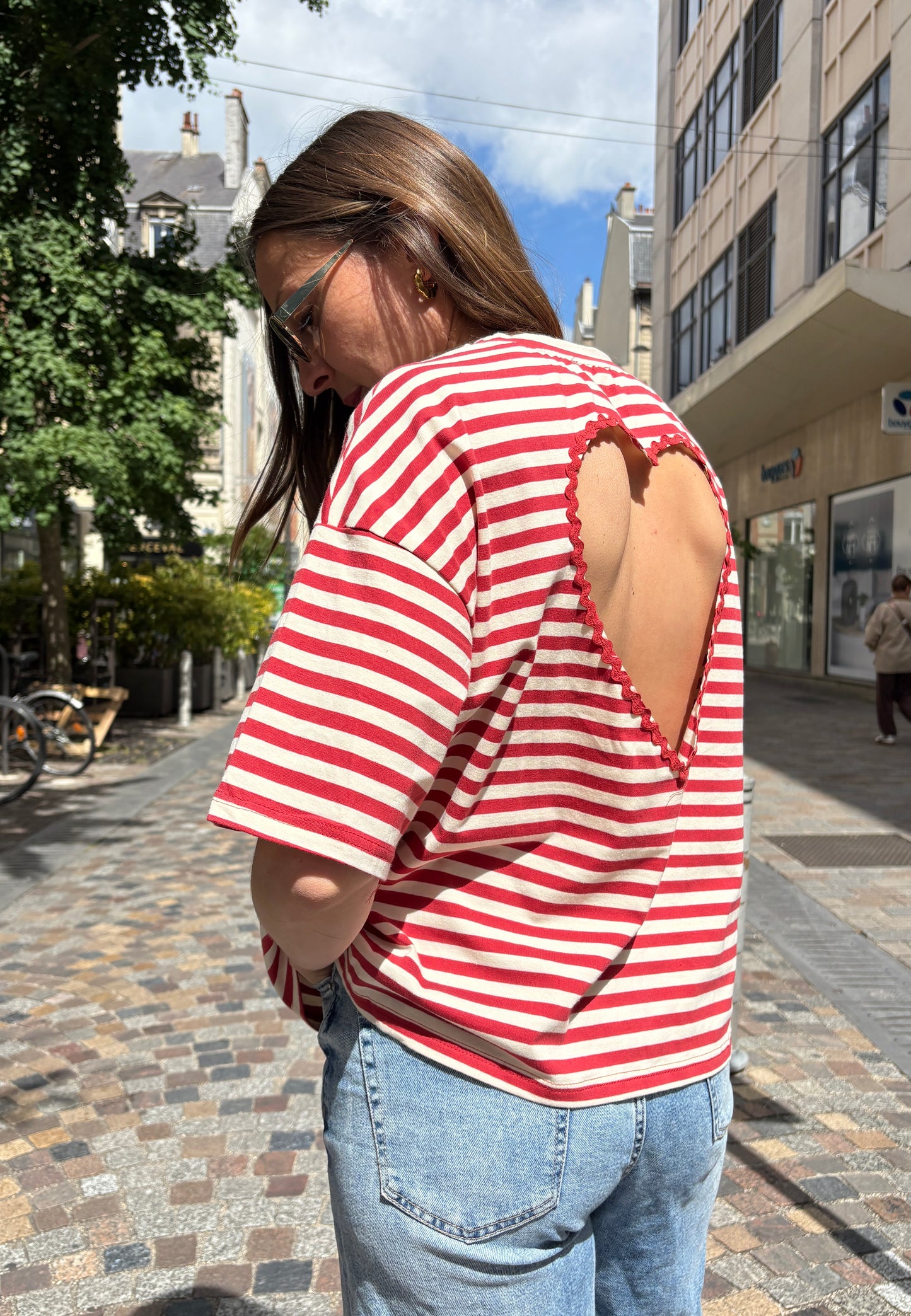 T shirt rayé Alba