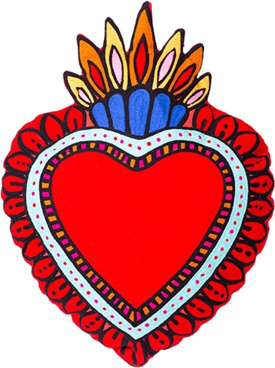 Coussin ex Voto rouge ♥️