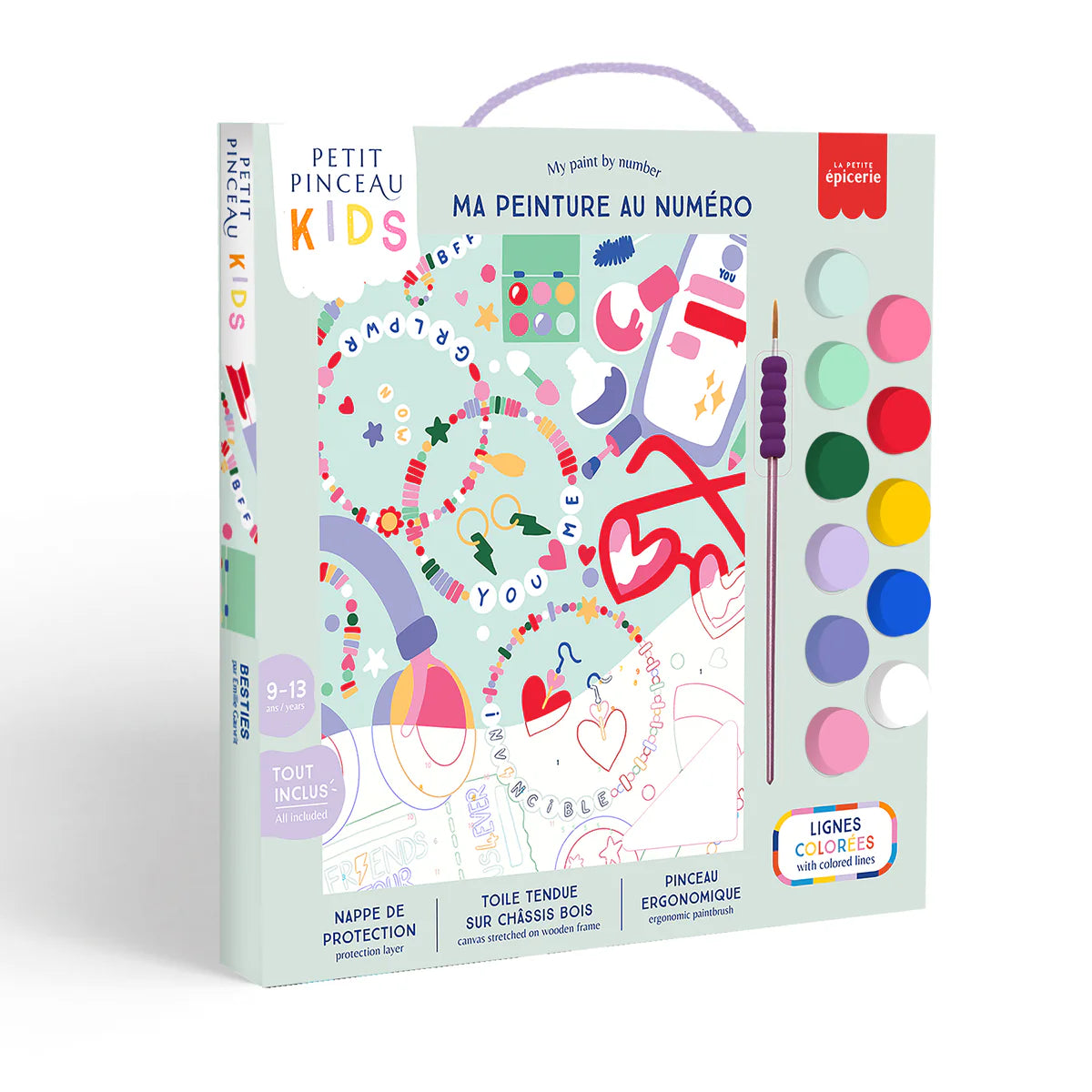 Peinture au numéro kid Besties