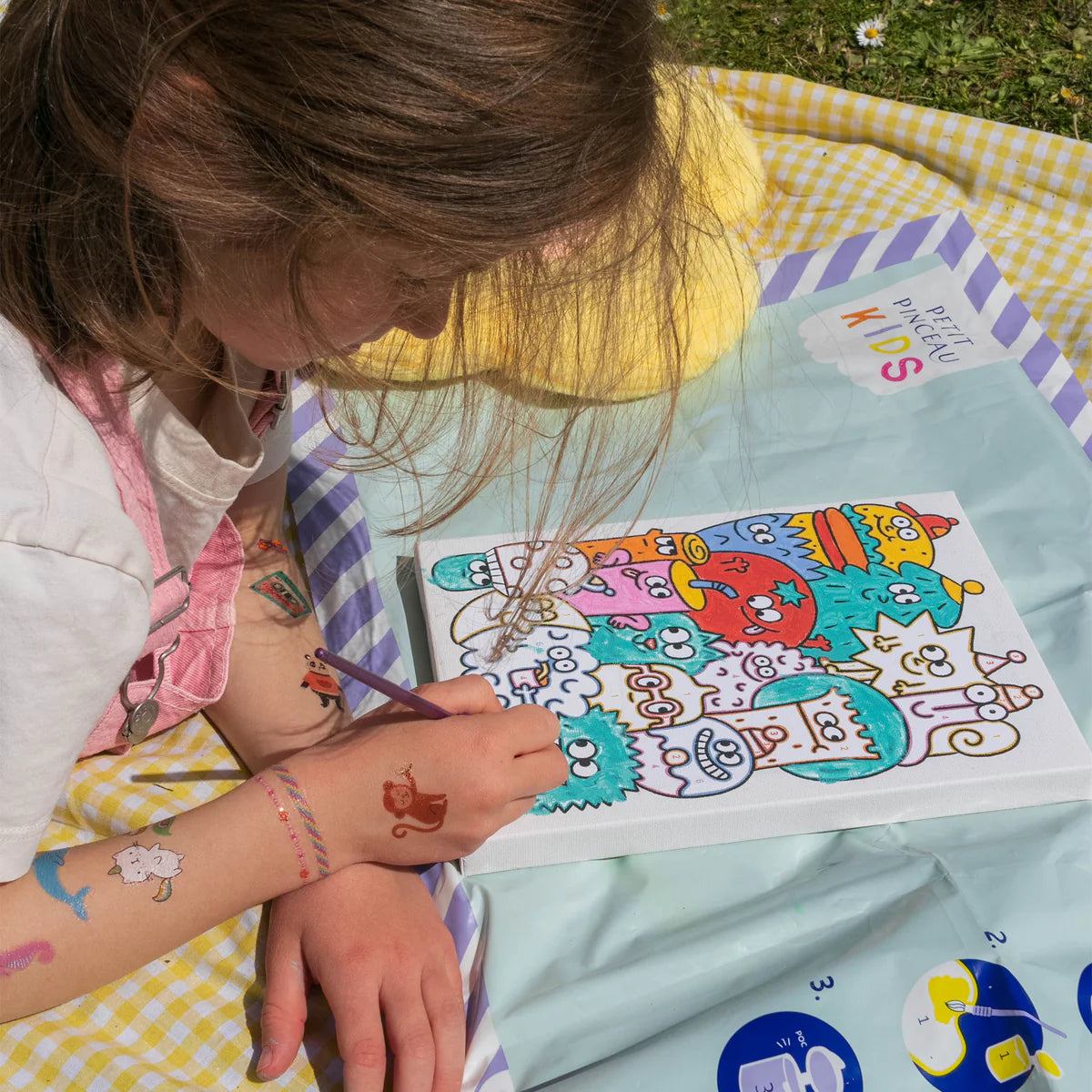 Peinture au numéro kid Fun Gang