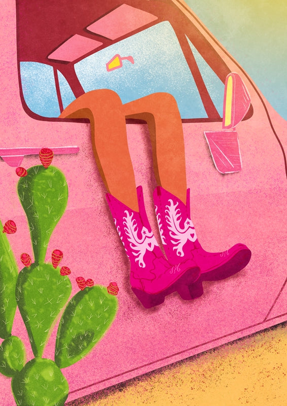 Affiche - Cowgirl
