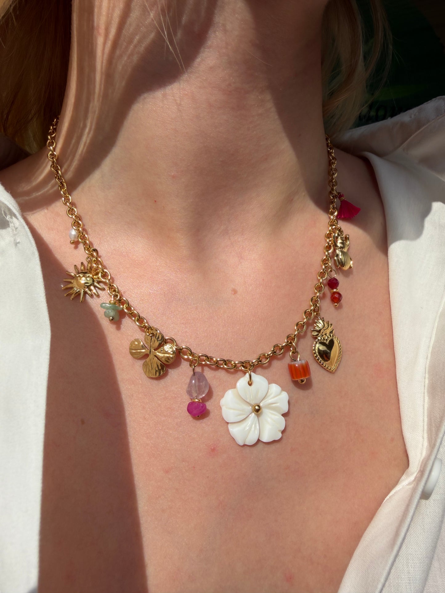 Collier fleur