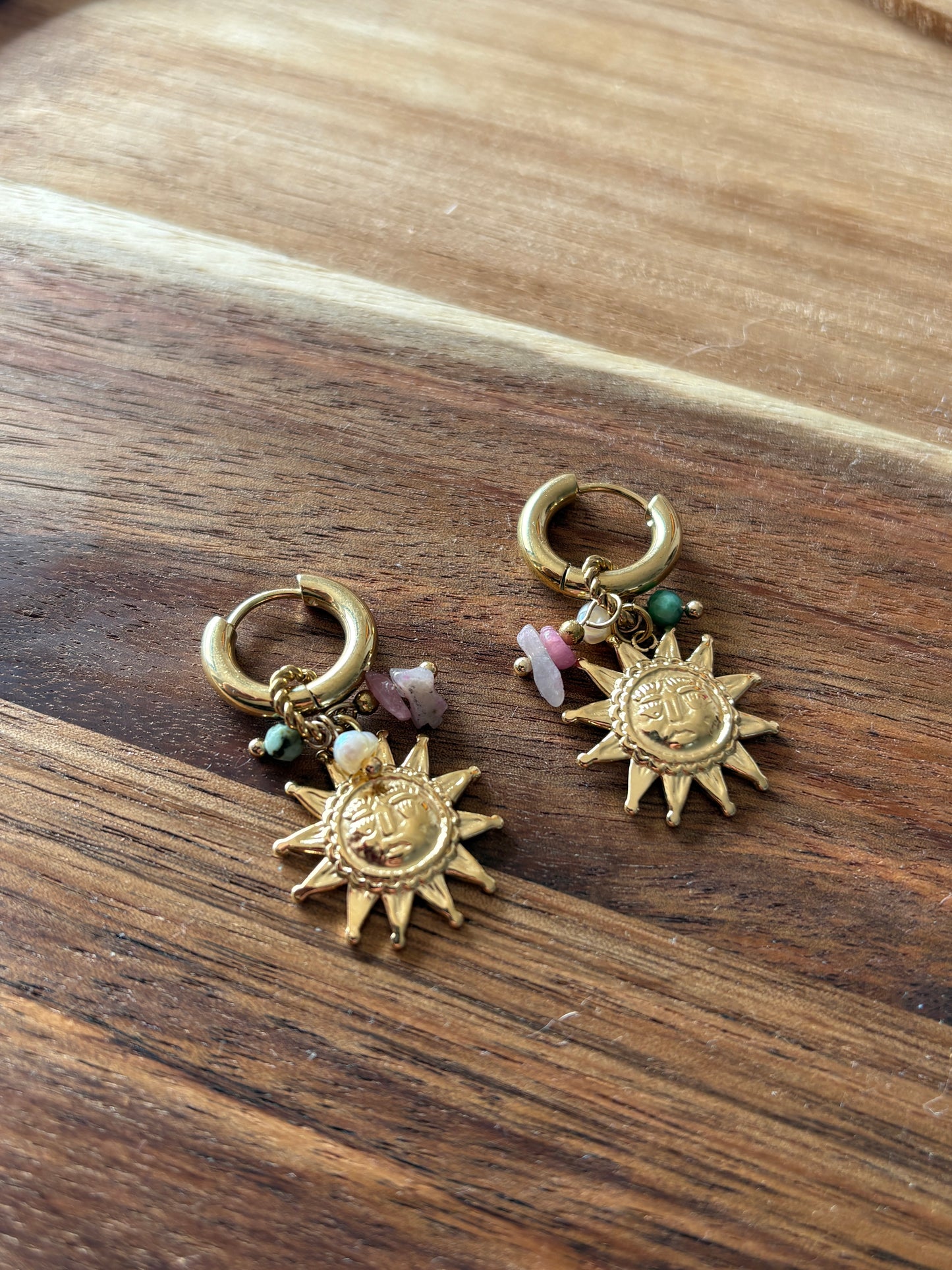 Boucles d’oreilles Sun