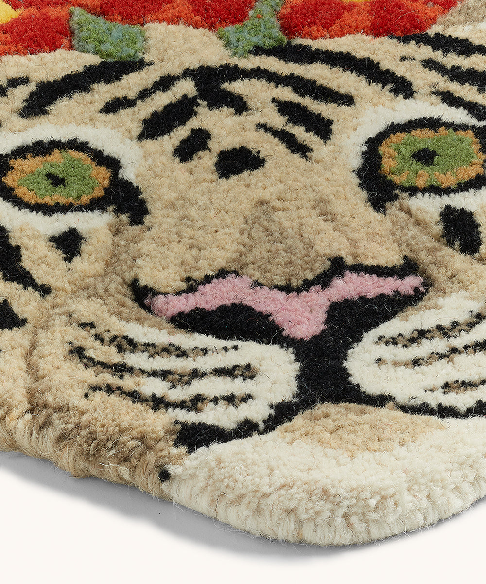 Tapis petite tête de Tigre