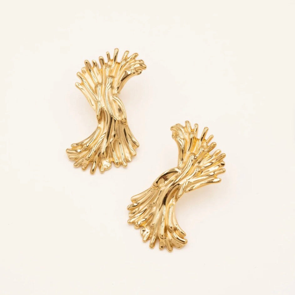 Boucles d’oreilles Écorce