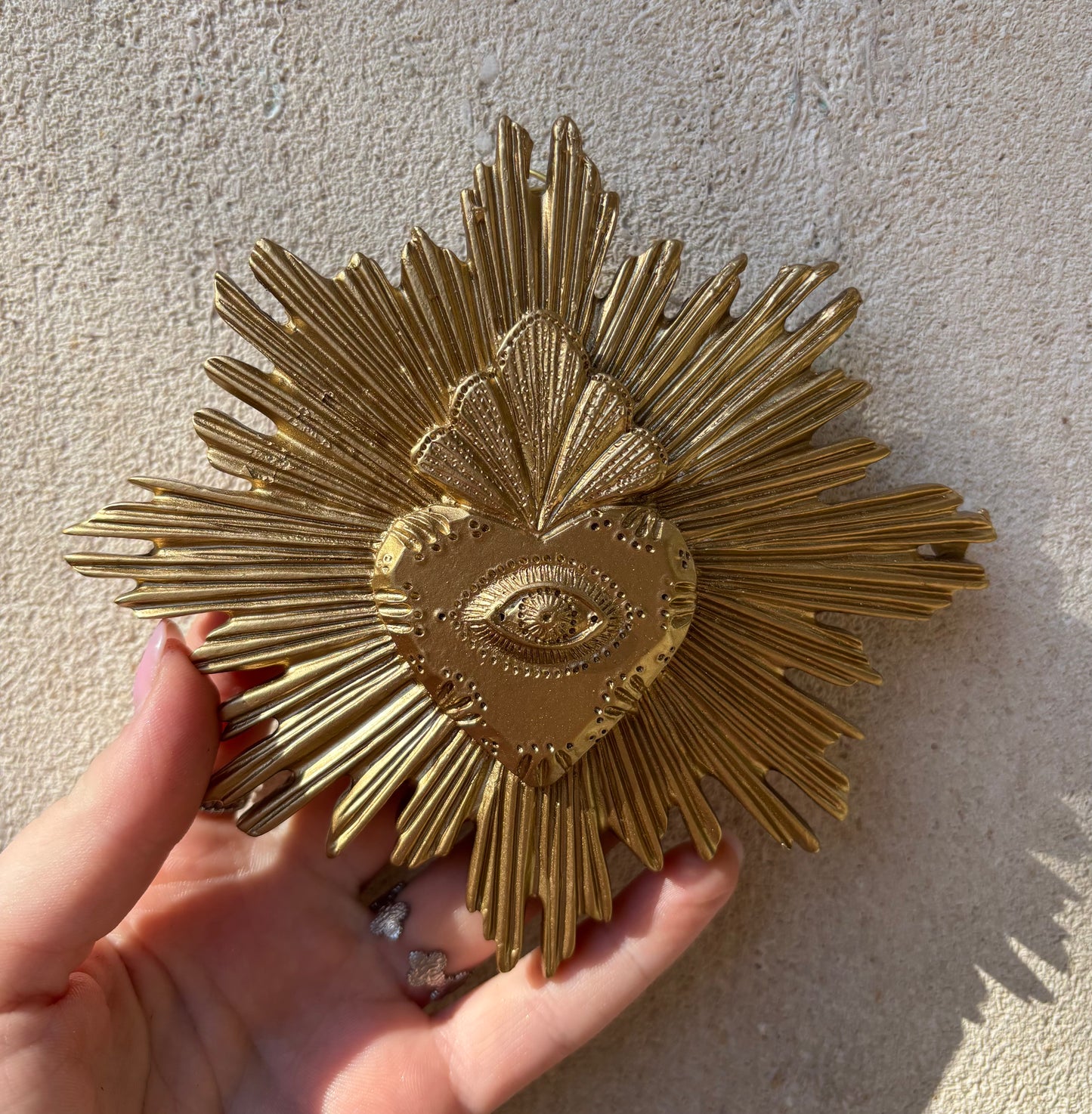 Ex voto doré coeur