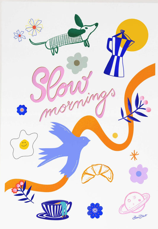 Affiche - Slow mornings