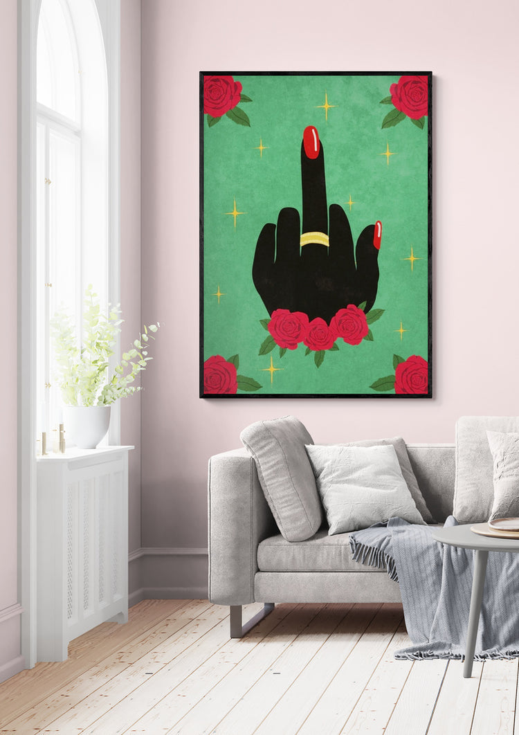 Affiche - Doigt d’honneur