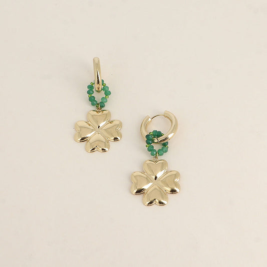 Boucles d’oreilles Trèfle
