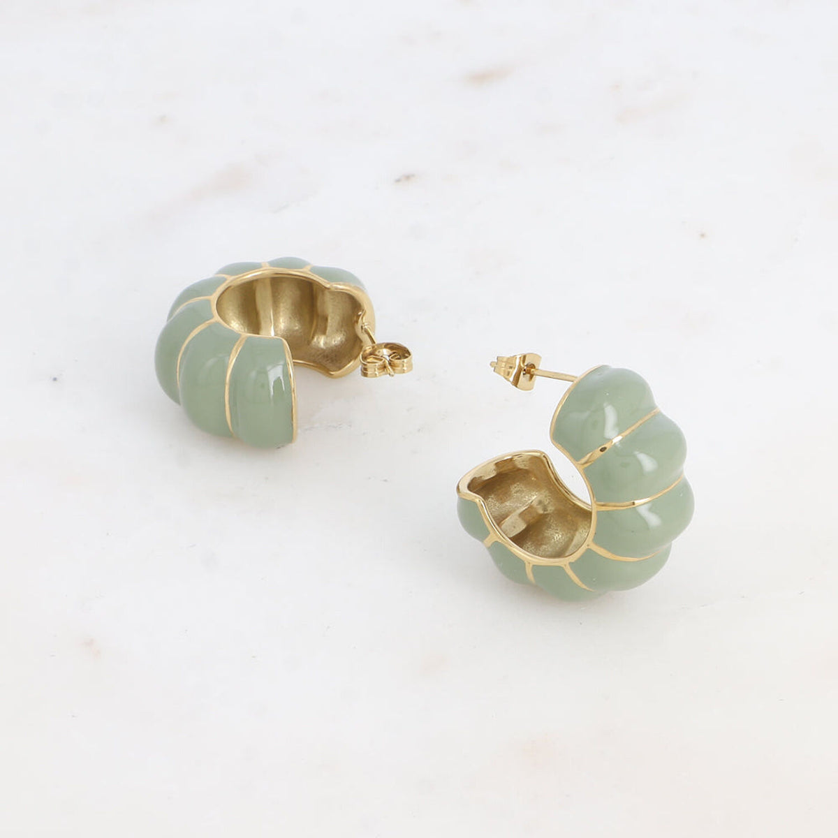 Boucles d’oreilles Coquille