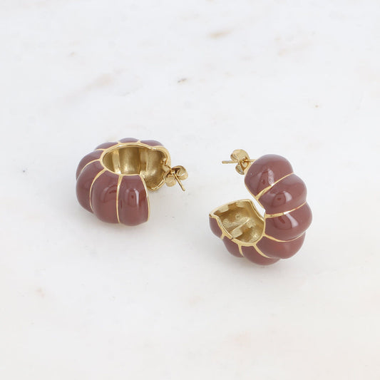 Boucles d’oreilles Coquille