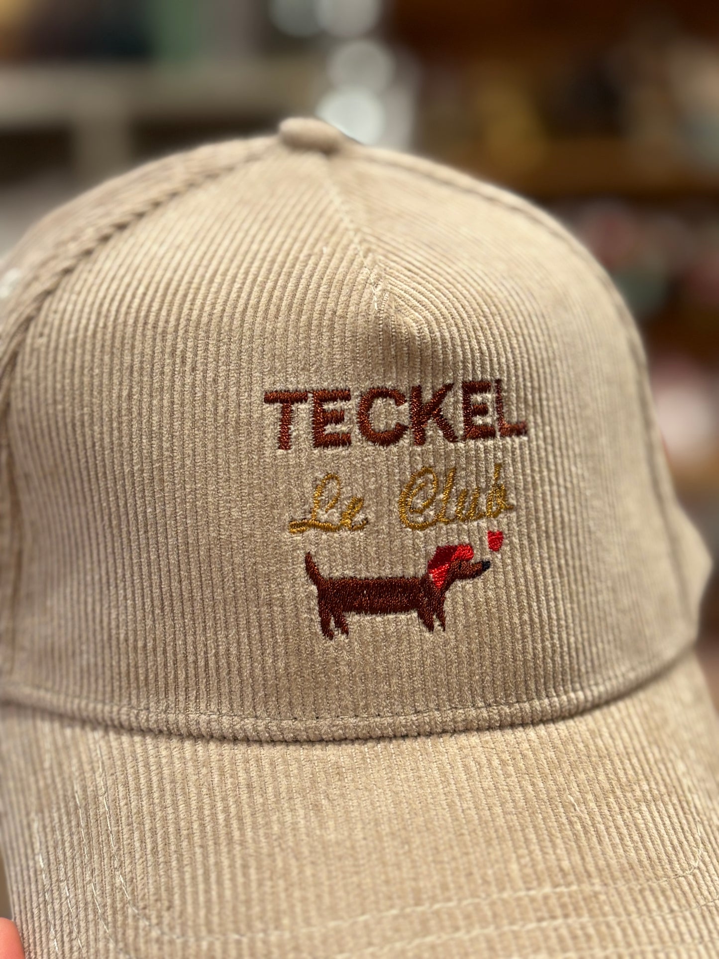 Casquette velours TECKEL