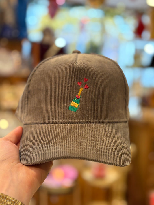 Casquette bouteille de champagne