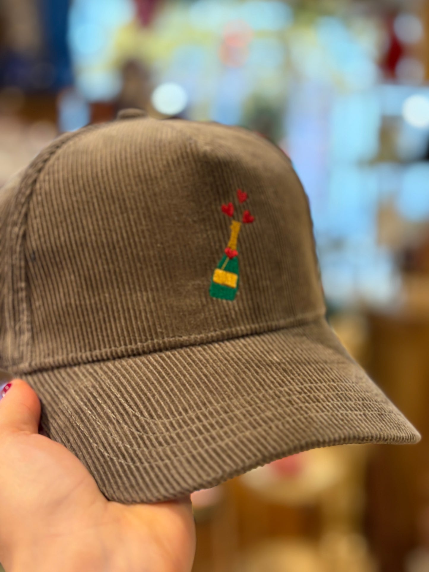 Casquette bouteille de champagne