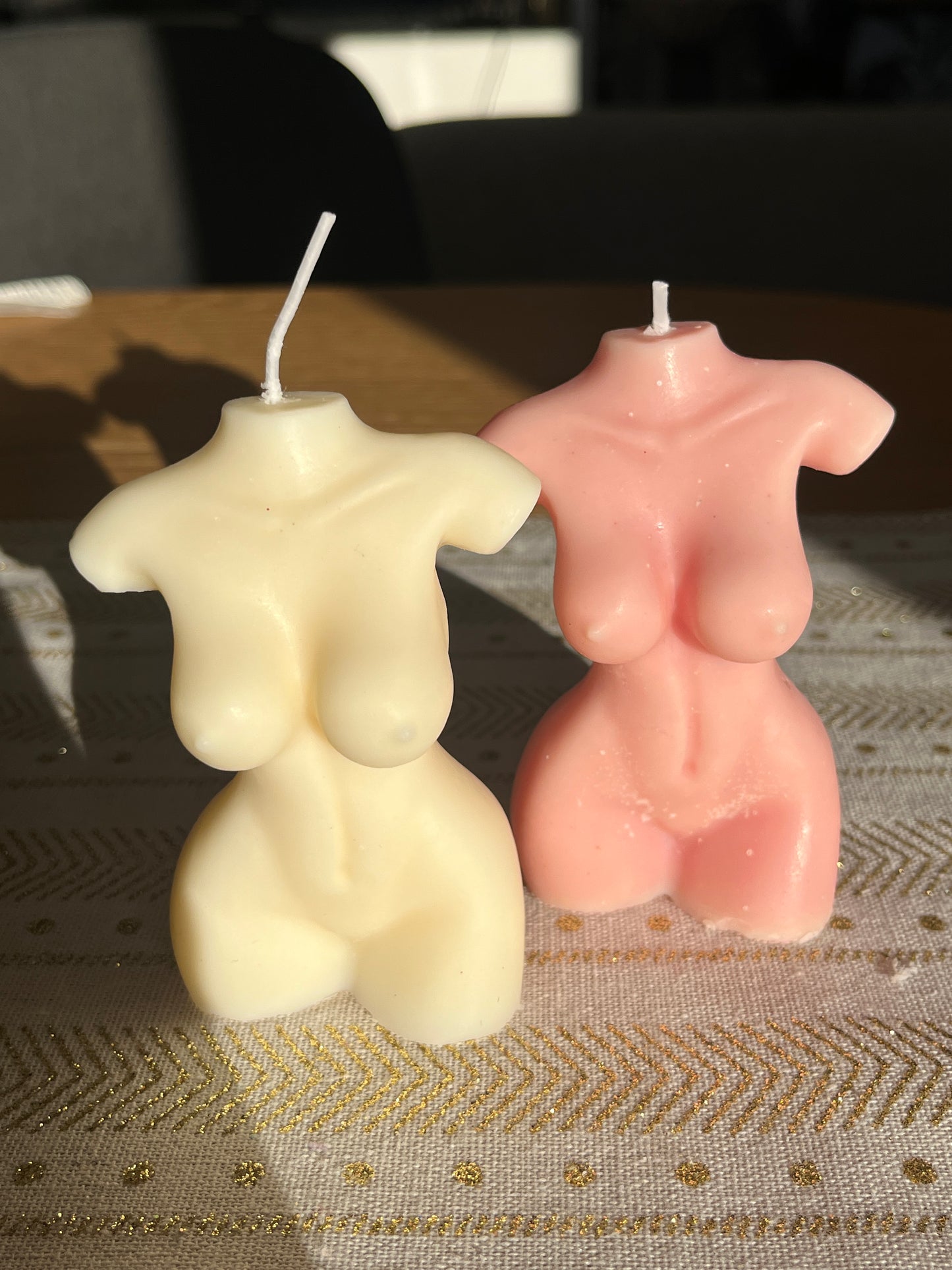 Bougie artisanale corps femme