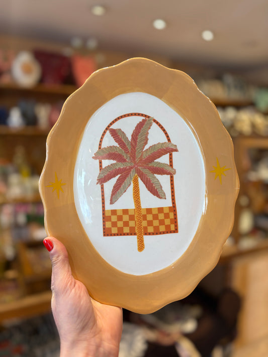 Plat Palm tree