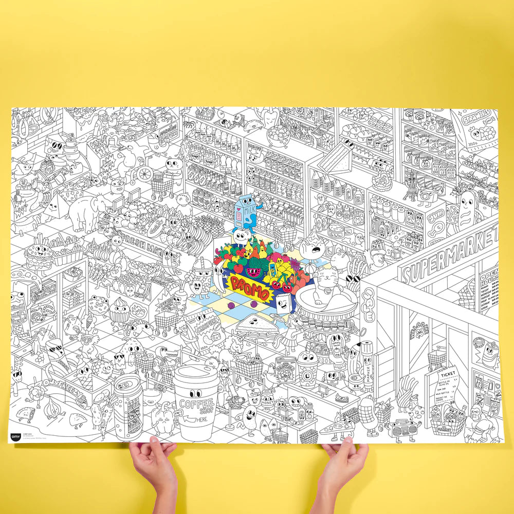 Poster à colorier OMY