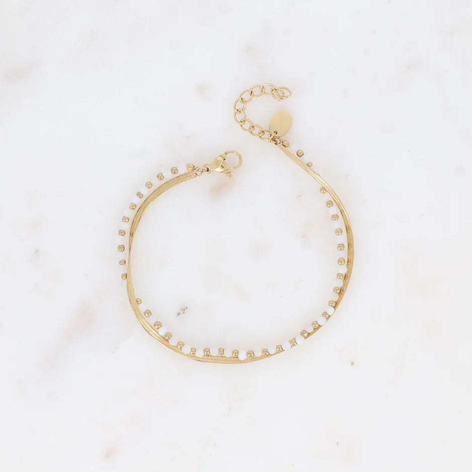 Bracelet double Flora