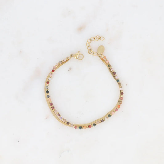 Bracelet double Flora