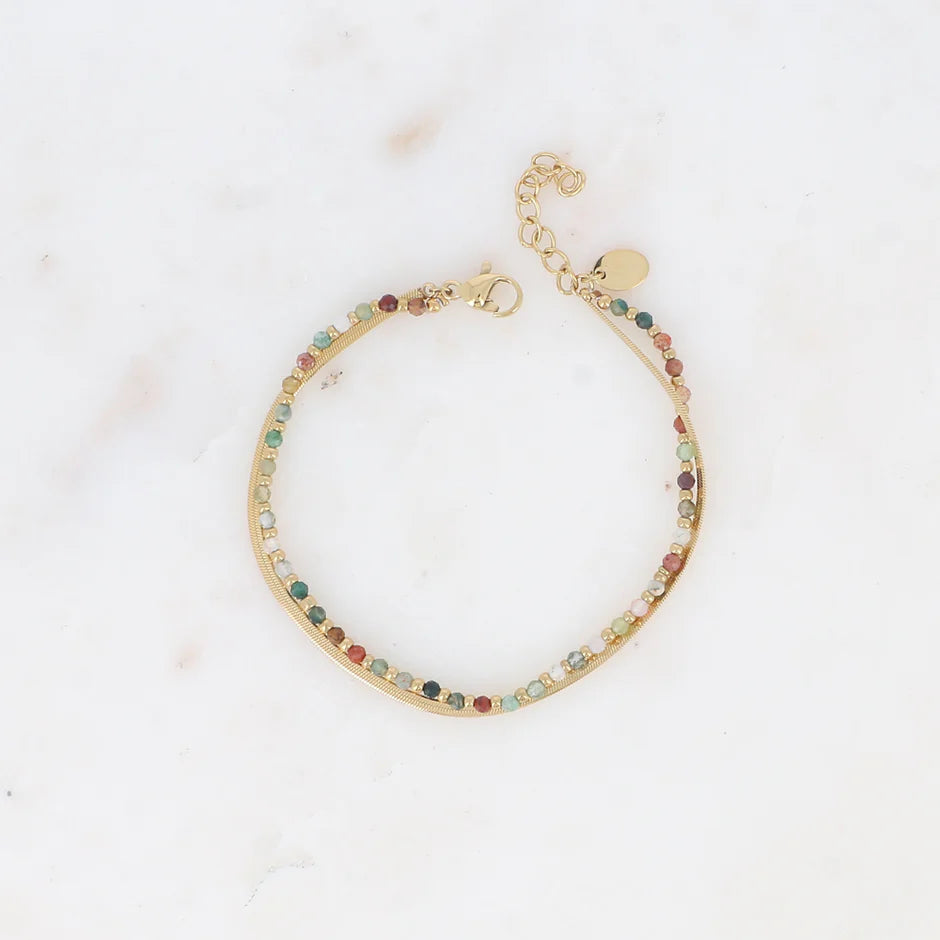Bracelet double Flora