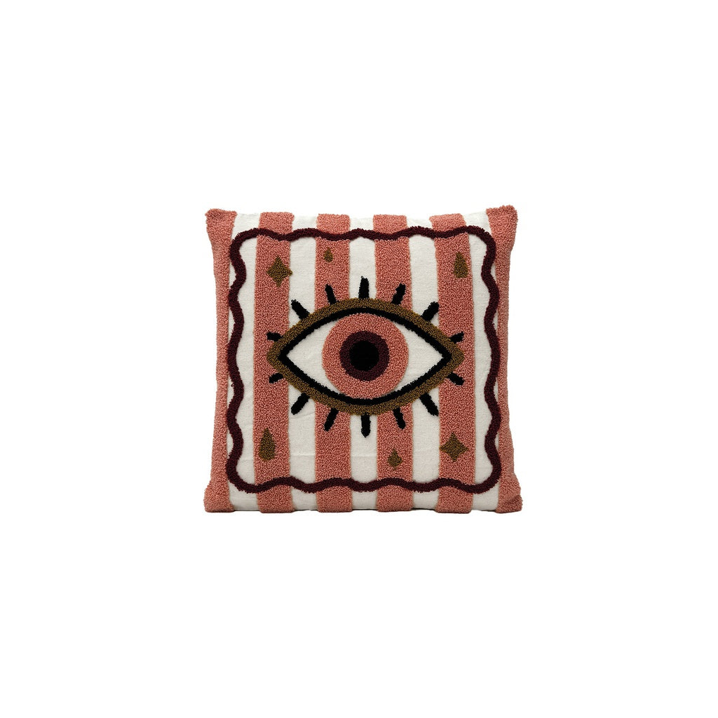 Coussin Oeil protecteur Rose