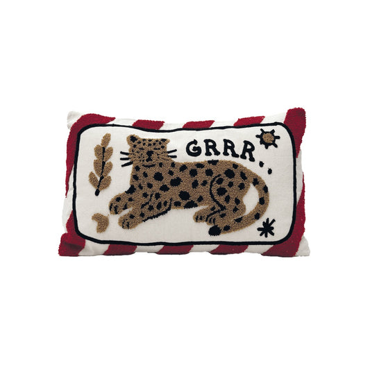 Coussin Panthère Grrr