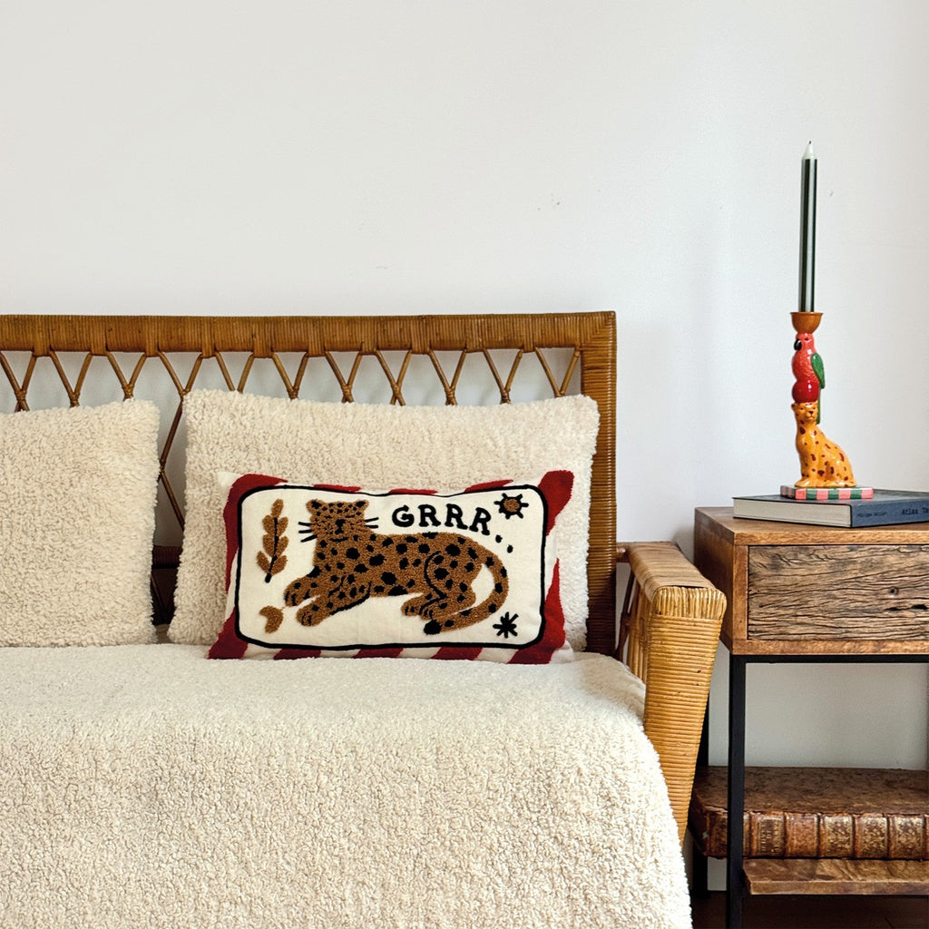 Coussin Panthère Grrr