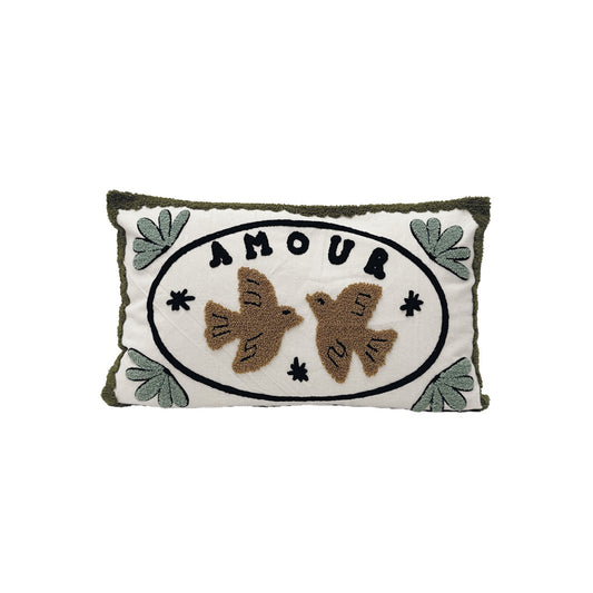 Coussin Amour Colombes